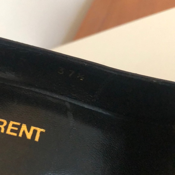 Saint Laurent bicolor zip heels - Picture 8 of 8